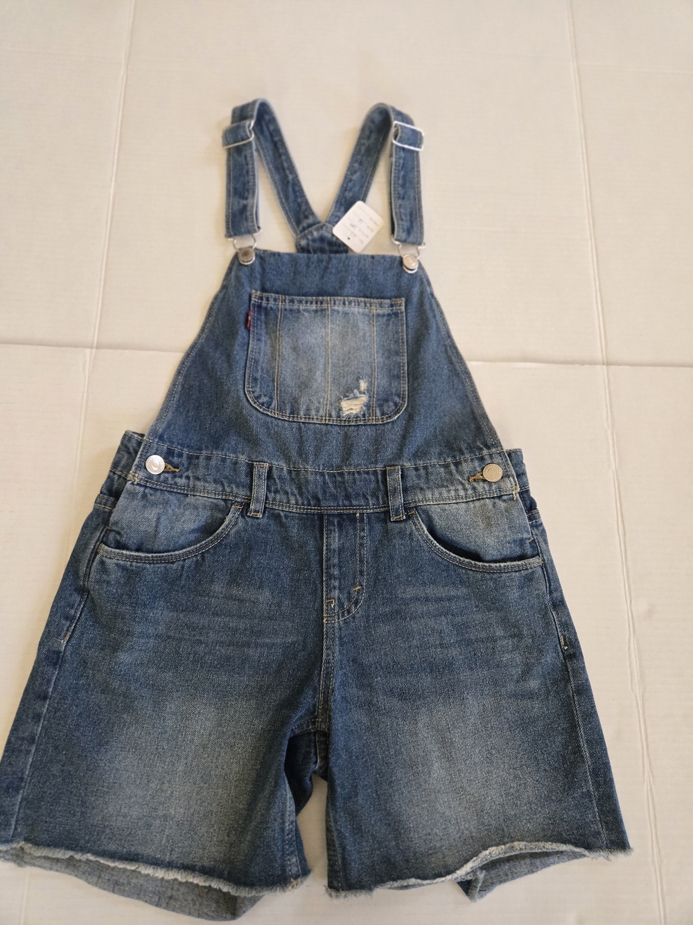 LEVIS Denim Short Overalls - Blue